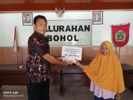 PENYALURAN BLT DANA DESA TAHAP I KALURAHAN BOHOL